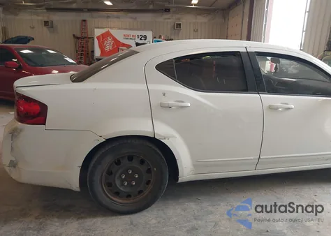 2013 Dodge Avenger Se from USA, damaged, VIN 1C3CDZAB1DN591054